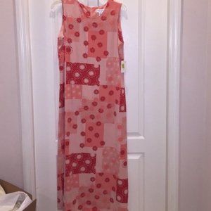 Judith Hart 16 maxi dress salmon oange NWT
